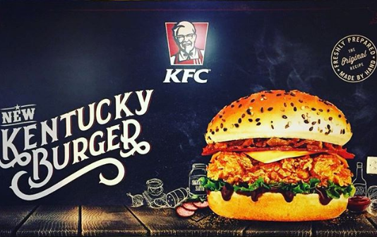 KFC Kentucky burger